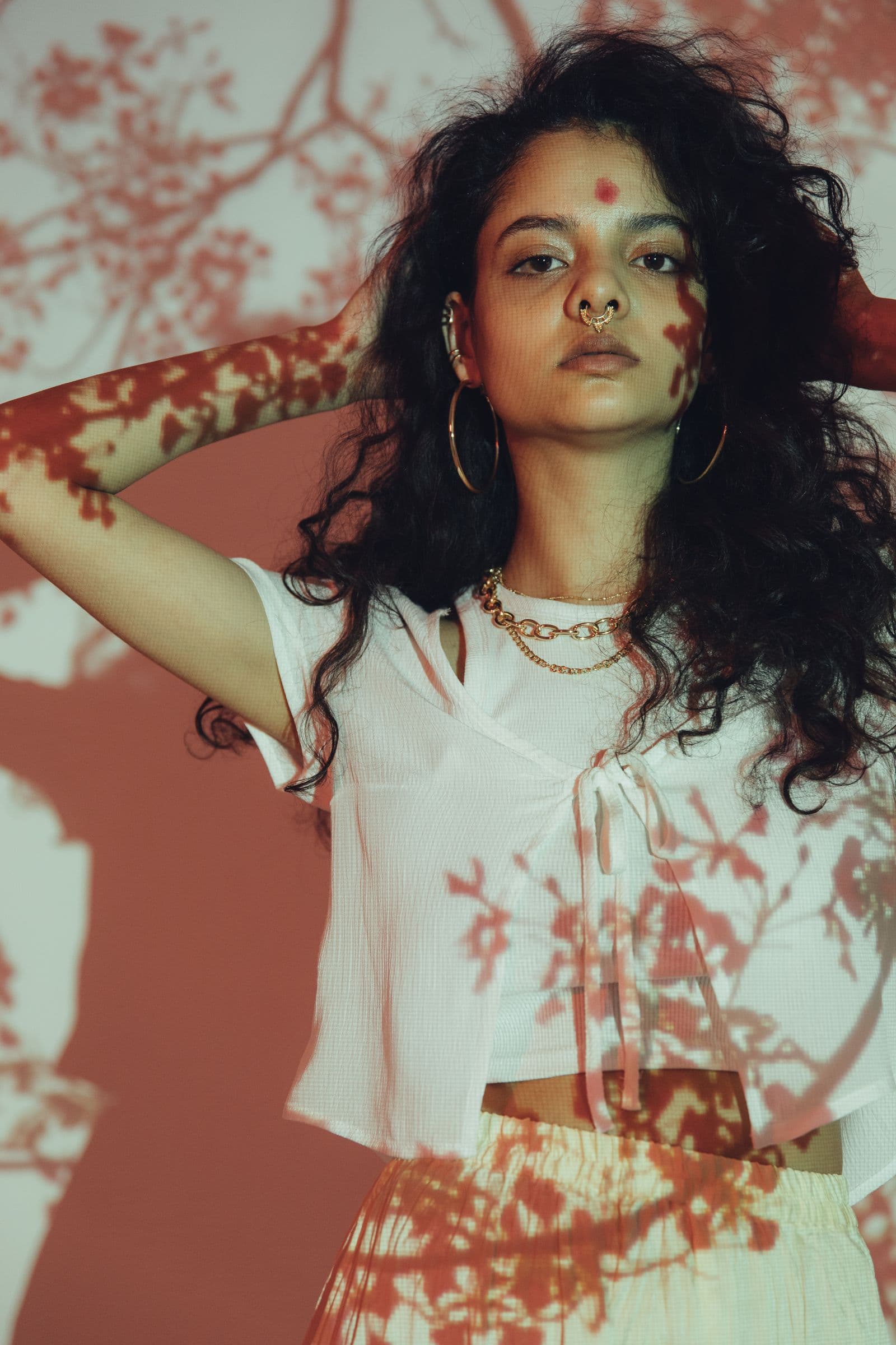 Fashion creator curating products for followers
